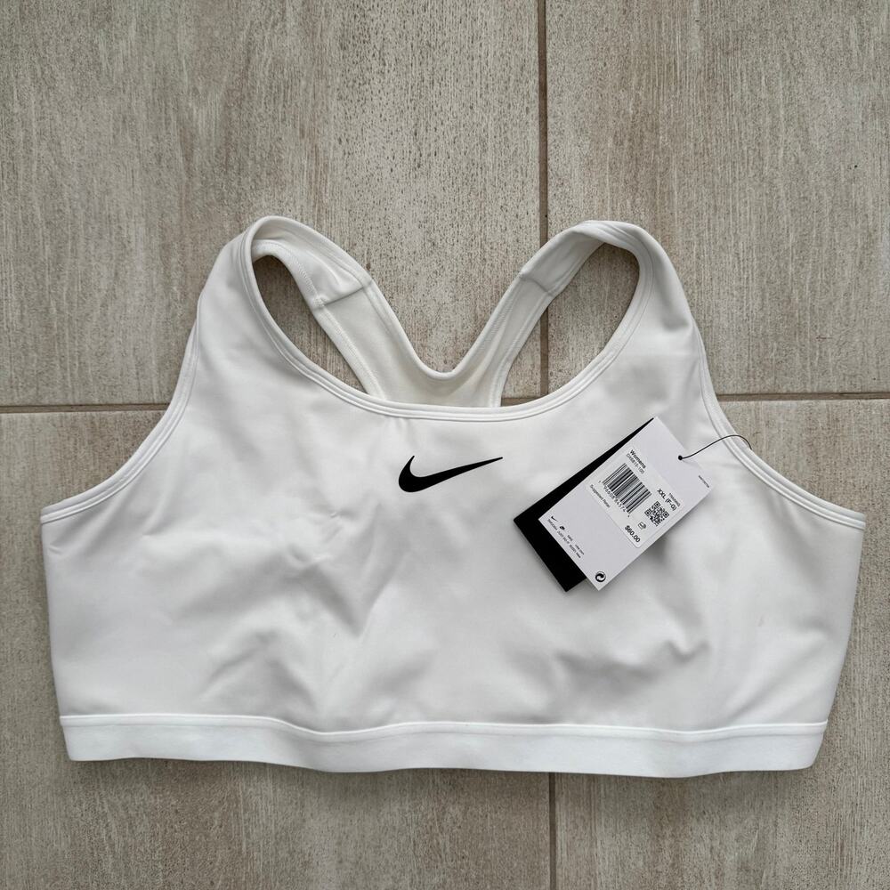 NEW NIKE SWOOSH HIGH SUPPORT NON-PADDED SPORTS BRA SZ XXL (F-G) - 0212